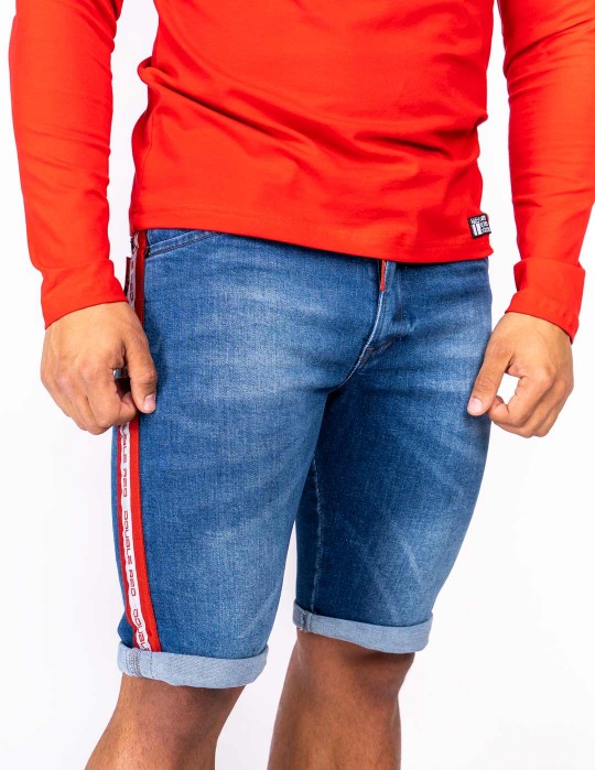 RED JEANS Shorts Blue