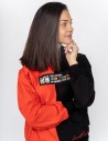 Hoodie DOUBLE FACE NEON Streets Collection Black/Orange