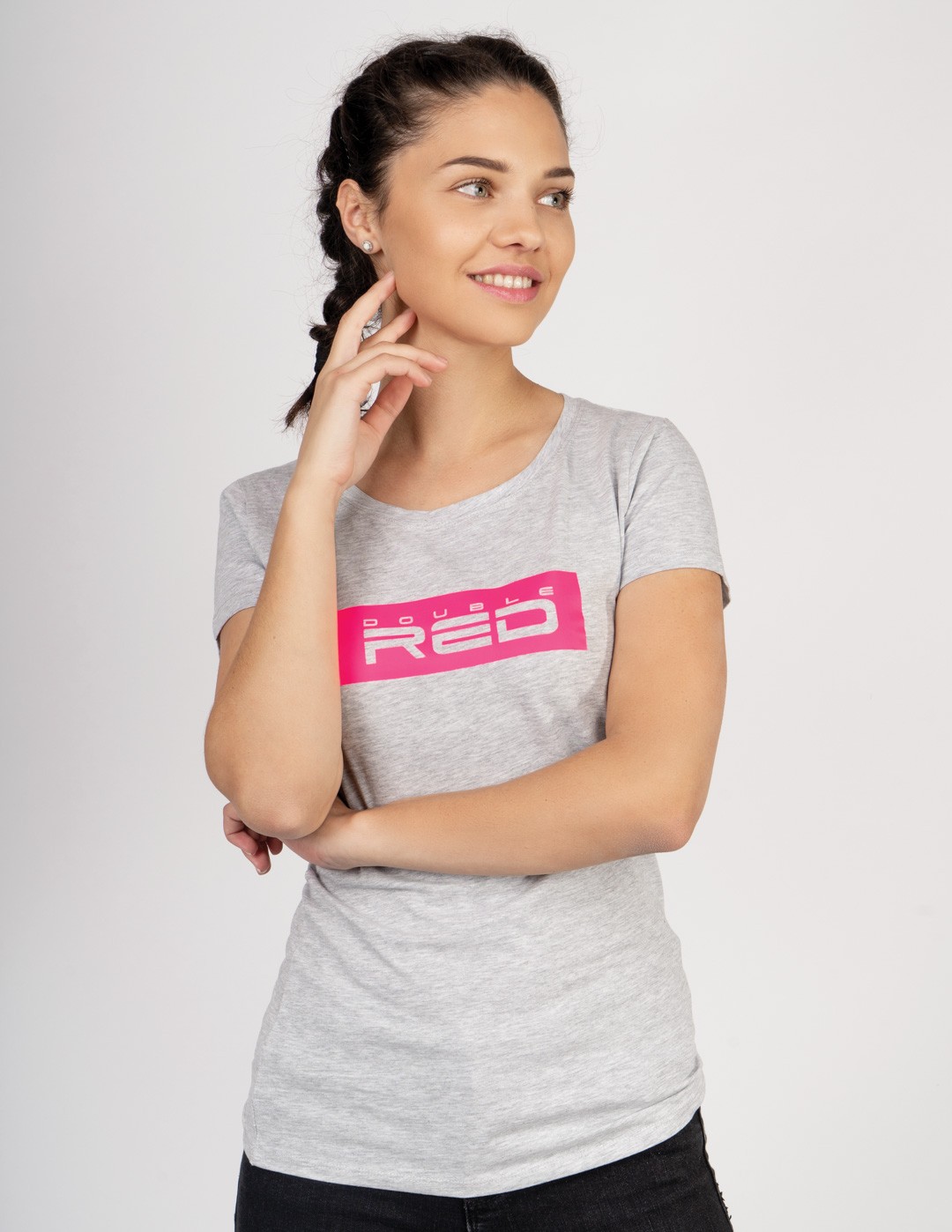 Women's T-Shirt NEON STREETS Collection Pink/Grey